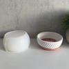 QX2E Vases Molds Weaving Basket Flower Pots Silicone Mould Castings Molds