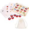 Baby Wooden  Memory Match Chess Montessori Game Kids Party Game Wooden Educational Toy Interaction Game Ability Toy for Children