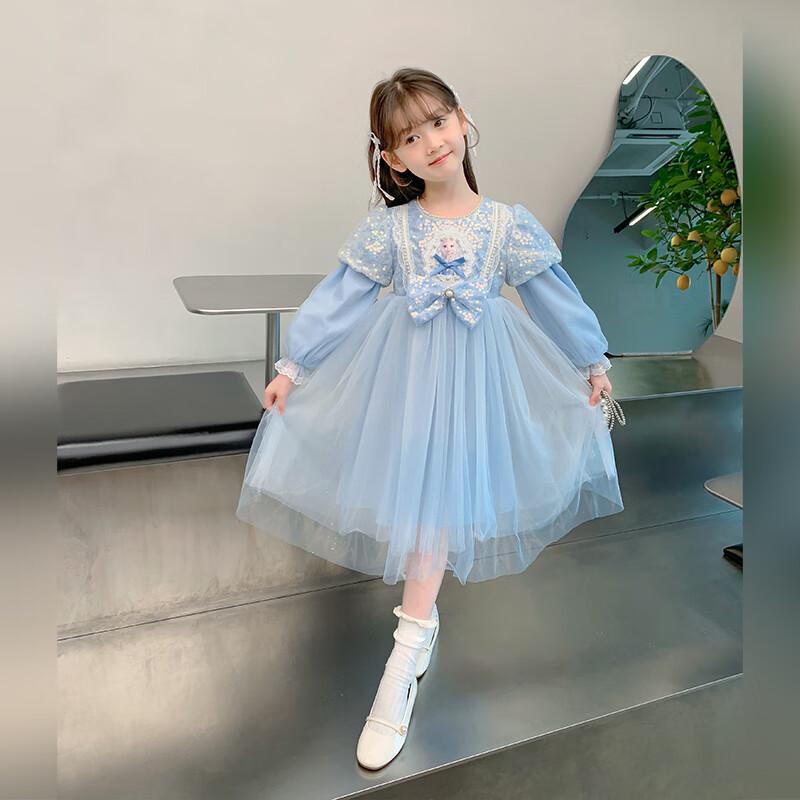 Vestito Principessa Elsa Frozen per Bambina Anneyol