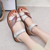 Fashion Genuine Leather Women's Sandals Summer Soft and Comfortable Non-slip Middle-aged and Elderly Mothers' Shoes Sandalias Femininas