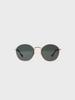 Peisyeon Heather(C2) Heather Gold Metal Frame Sunglasses