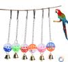 Toy Bell Ball, Colorful Interactive Bell Balls for Birds, Chewing and Playing Accessories, Random Color