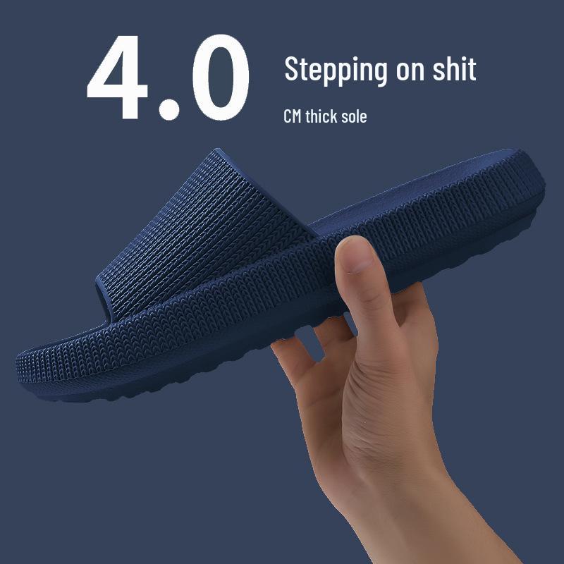 Chinelos EVA Silenciosos de Sola Grossa para Mulheres e Homens - Tamanho Grande Sandálias de Casal