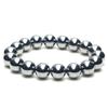 Terahertz Officially Power Natural Health Accessory for Men and Round Beads OVER-9 Bracelet, 12mm, Inspected! Stone, Stone, Women, [18cm]