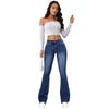 Temperament commuter jeans women's clothing washed slim-fitting and thin pants
