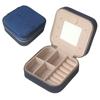 New portable velvet jewelry box, travel jewelry ring necklace, earrings, earrings, jewelry storage box wholesale