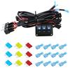 12V 16AWG LED-Lichtleisten-Kabelbaum-Kit für Autos, Boote, ATVs, Lkw