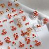 YITU Cartoon Snake Nail Stickers - Cute Big-Eyed Character with Adhesive Back (YT4575)