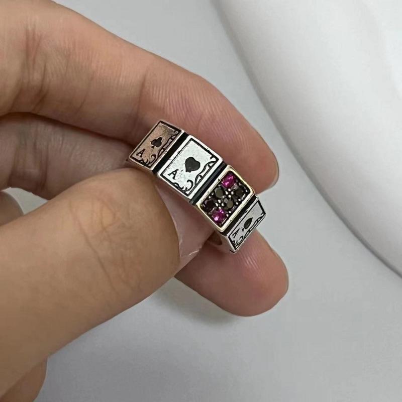 Poker Ring - Men's Trendy Open Finger Ring