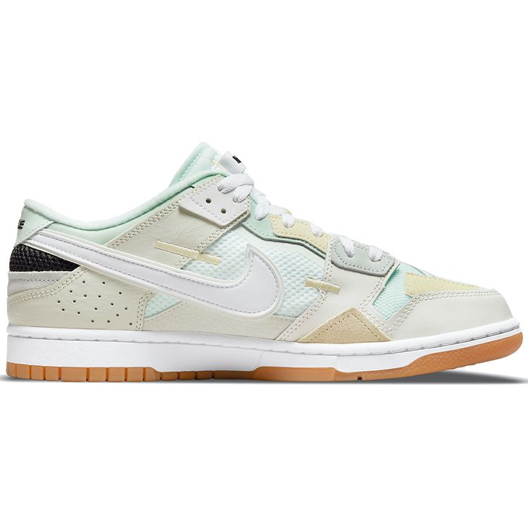 Nike Dunk Low Scrap Sea Glass Pánské tenisky Zelená Plachetnicová Bílá DB0500-100