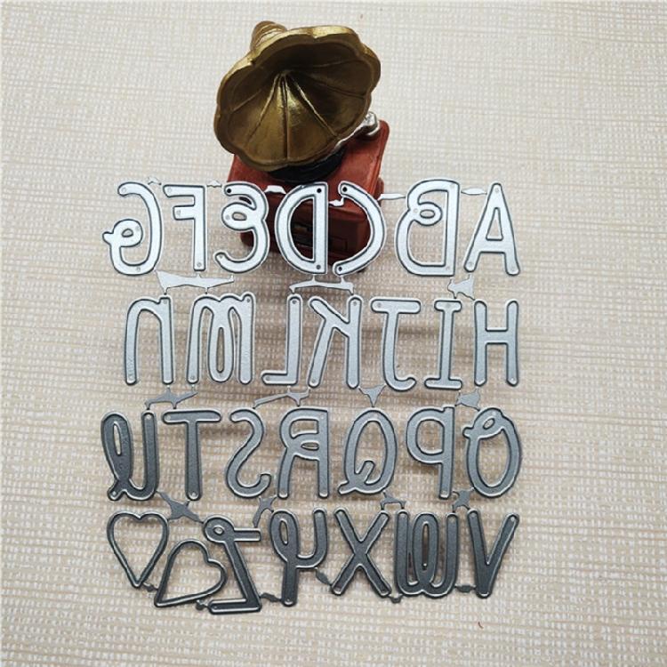DIY Embossing Carbon Steel Letter Set Printing Cutting Die Album Paper Mould