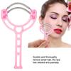 Portable Face Lips Hair Epilator Removal Plastic Spring Device Buty Tool (Green)
