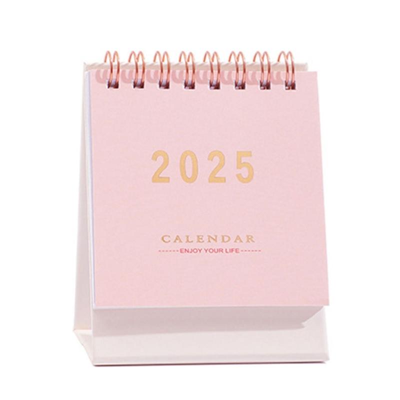 Desk Calendar 2024-2025 Office Desktop Calendar Planner from 07/2024 to 12/2025 Stand Up Desk Calendar 3x2.36x4.72inch