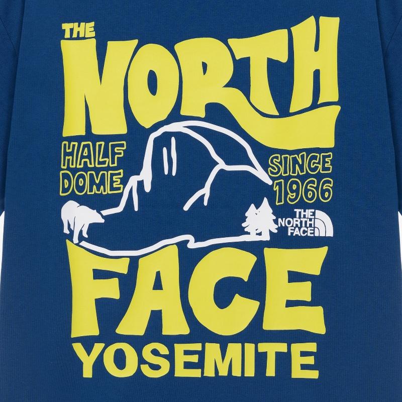 The North Face Graphic Print Short Sleeve T-Shirt Men Tops Dark-Blue NT7UR07L