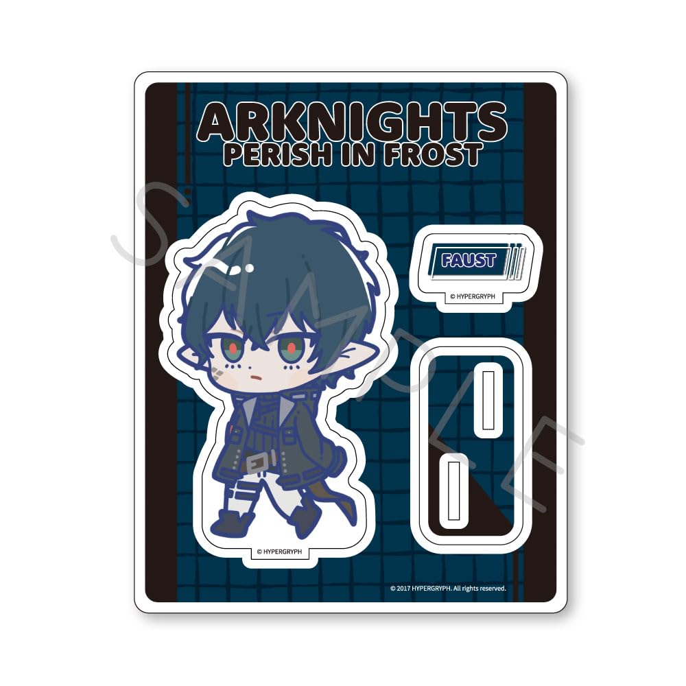 

Arknights Зимнее скрытое возвращение ПОГИБНУТЬ ВО ЛЬДУ Акриловая подставка Фауст I