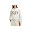 Fila Casual Comfortable Knitted Letter Pullover American Sweatshirt Women Sweatshirt Cloud-Mushroom-White F11W419202F-WT