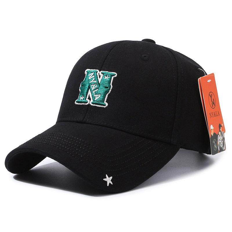 New Baseball Cap Sun Cap Letter N Brim Pentagram Cap Sunscreen Versatile Fashion Sports