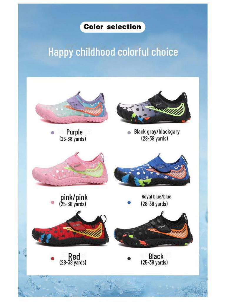 Unisex Anti-Slip Beach and Water Shoes for Swimming, Snorkeling, and River Tracing