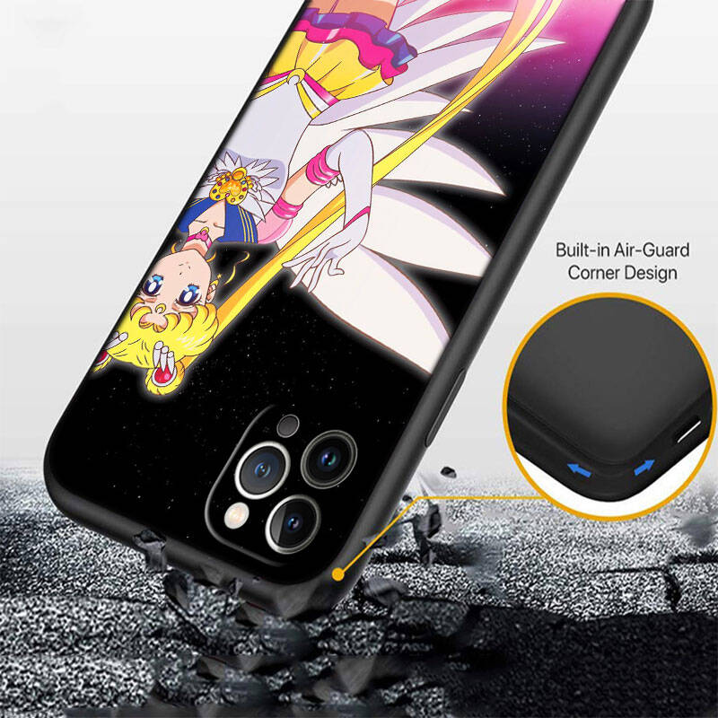 MH133 S-Sailor Moon Phone Shell for Samsung S20 S21 S22 S23 S24 FE Ultra Plus Lite S21S A55 A07 A17 F06 F16 M06 M16 M56 A36 A37 A57