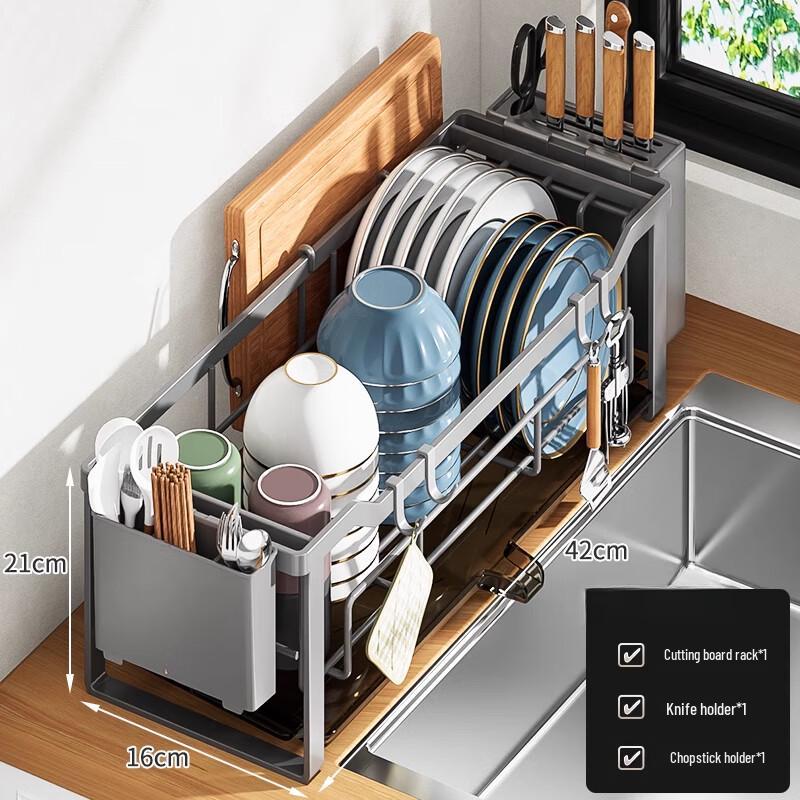 

Yingbai Kitchen Countertop Dish Drying & Storage Rack