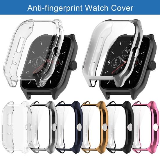 

Watch Case Shock Absorption Explosion-proof Anti-collision Dustproof Fall-resistance Full Coverage Watch Cover for Amazfit GTS4