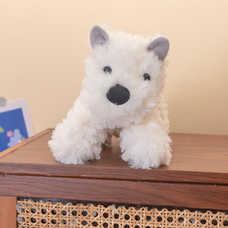 

Милый японский плюшевый щенок вест-хайленд-уайт-терьера, стоящий, кукла, подвеска для сумки, игрушка, брелок, спящая кукла 14-35cm