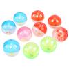 10pcs Bird Toys Ball Colorful Plastic Bird Jingle Balls Cage Accessories for Chewing Training Biting