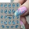 Con Adesivi per Unghie Press-On Diamante Decalcomanie per Unghie per Decorazioni Manicure Fai-da-Te