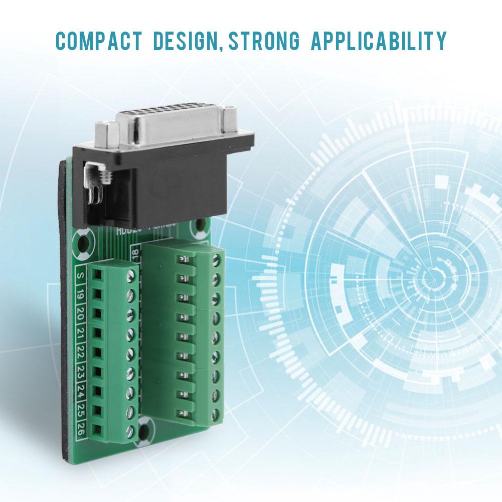 DB26 DB26M201 Female Connector Terminal Breakout PCB Borad