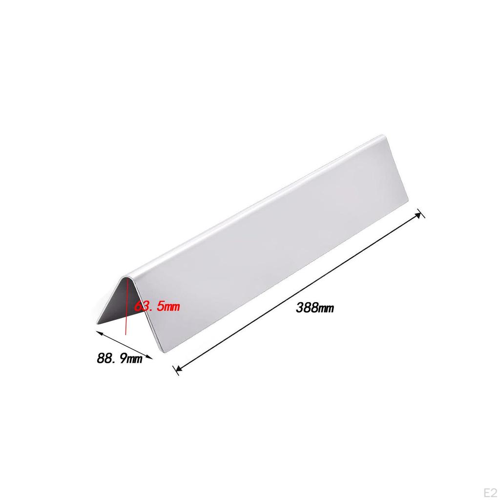 15,3" Aromaschienen-Ersatz, Hitzeschilde, Barbecue-BBQ-Grillbrennerabdeckung