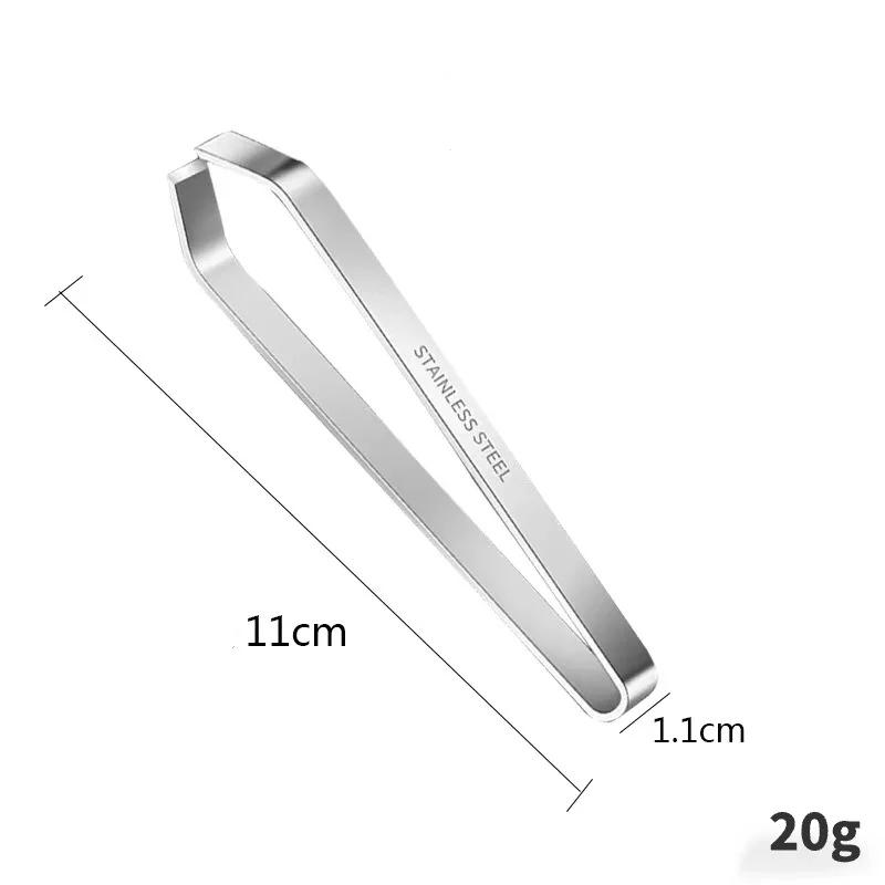 Fish Bone Tweezers Stainless Steel Flat and Slant Tweezers Pliers Remover Tools (4.6") Kitchen Food Gadgets Seafood Tools