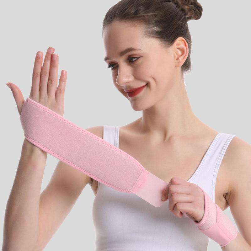 Wrist Support Brace Thumb Support Elastic Wrist Brace Adjustable Wrist Compression Wrap for Fitness Badminton Basketball