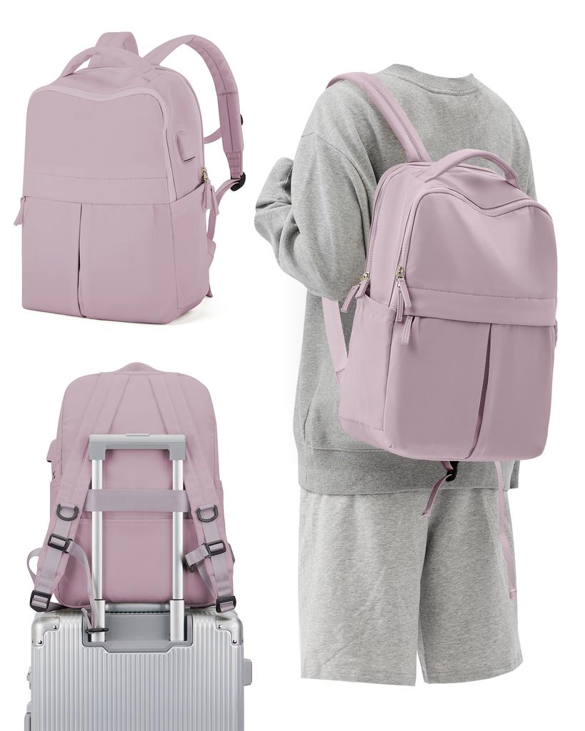 Black Laptop Backpack For Women Gym Backpack Casual Daypack Backpacks Travel Backpack For Traveling On Airplane Work Backpack