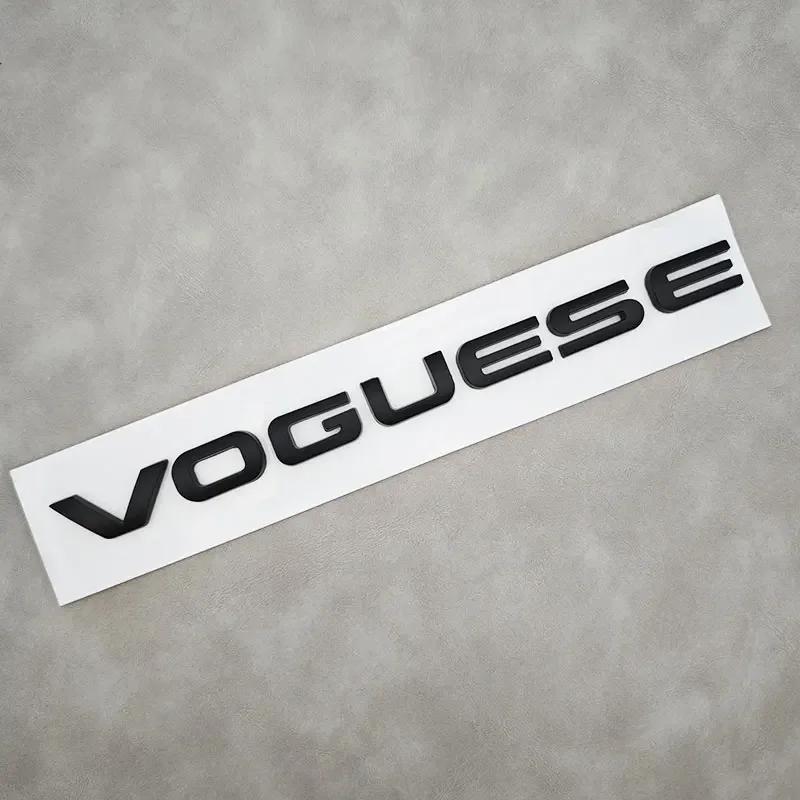 1Pc Range Rover Executive Extended Edition Accessories 3D ABS VOGUE SE Letters Logo Car Rear Trunk Badge Stickers