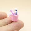 1 Set Doll House Furniture Accessories Toy 1/12 Dollhouse Miniature Mini Cup Toothpaste Toothbrush