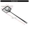 2Pcs Portable Fishing Landing Net Square Aquarium Fishing Net with Long Handle Shrimp Fish Tanks Clean Accessories