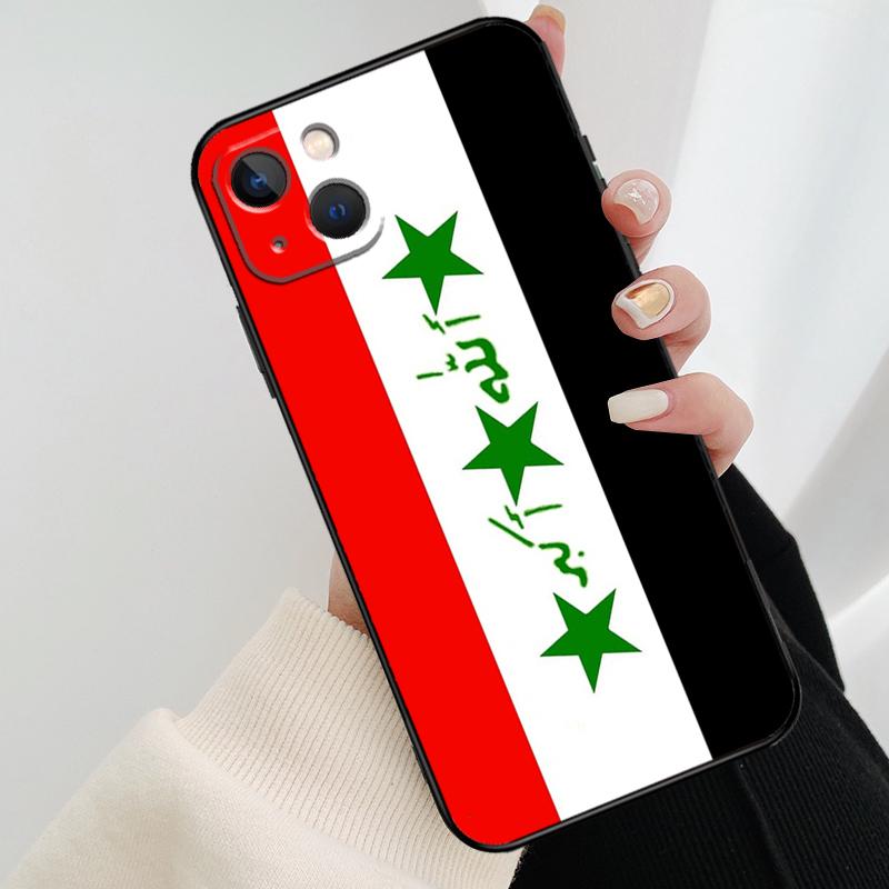Iraqi Iraq National Flag Phone Case For iPhone 17 Pro Max 14 13 12 11 15 16 Pro Max mini 15 16 Plus 16e 17 Air Cover