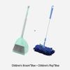 Kids' Mini Cleaning Set: Broom, Dustpan & Mop Toy for Playhouse or Kindergarten