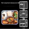 Horned Pansy Disposable Multi-Compartment Meal Prep Boxes