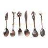 6X Vintage Royal Coffee Spoon Fork Ice Cream Dessert Flatware Spoons Top Sale