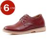 Fashion Genuine Leather Men Casual Elevator Shoes Wedding Business 6-7 CM Height Increase Lift Shoes Invisible Taller Fashion Leisure