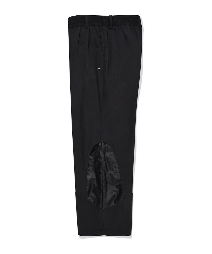 FALLETT Cut-Out Layered String Pants Black