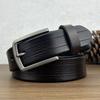 Handmade Pure Cowhide Belt Men'S Genuine Leather Pin Buckle Retro Casual Youth Belt First Layer Cowhide Young People'S Belt Tide