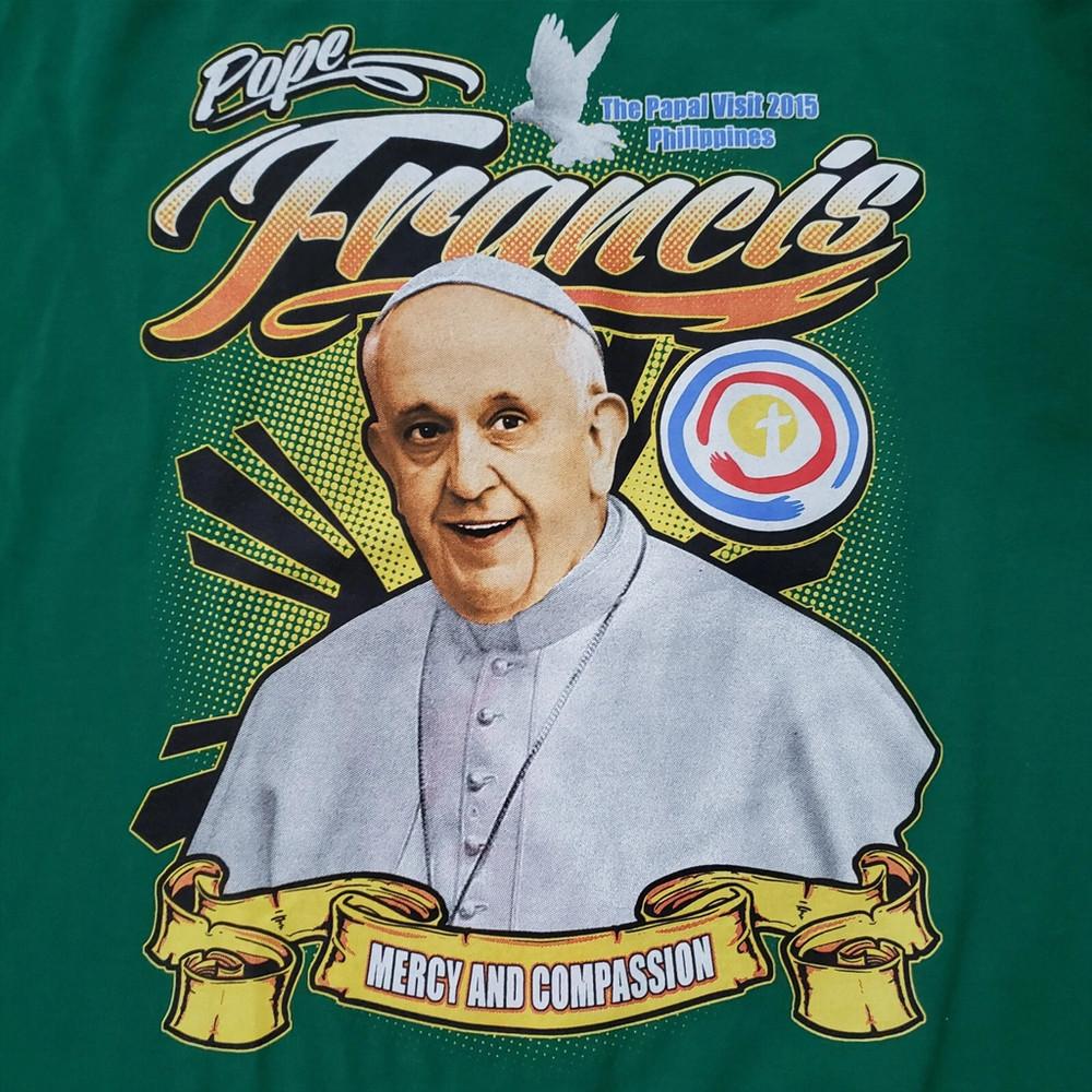 VTG Pope Francis MEMORY green Unisex All sizes S-5XL Unisex T-Shirt M