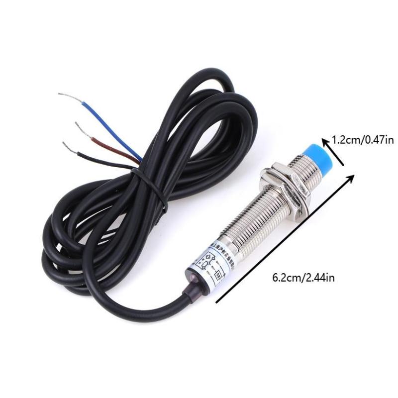 1Pcs M12 Metal Induction Limit Sensor Proximity Switch Lj12A3-4-Z/Bx Npn Lj12A3-4-Z-By Pnp
