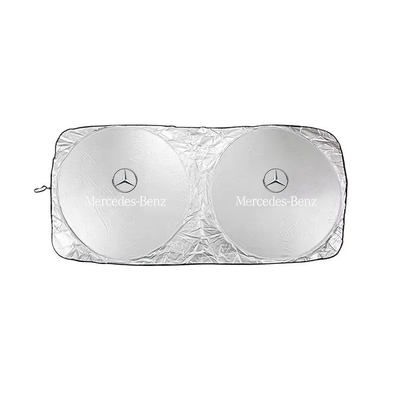 VFO1   Car Windshield Sunshade Ultraviolet-Proof Sunshading Board Accessories For Mercedes Benz AMG W210 W176 CLS CLE CLA GLA GLB GLS.