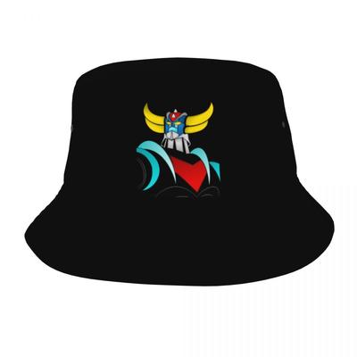 Beach Hatwear Grendizer Goldorak Accessoires Fischerhut Damen Sonnenhut Mazinger Z Anime Roboter Panamahut Leichte Angelkappen