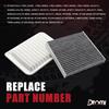 Engine and Cabin Air Filter Combo Set Compatible With Vehicle Corolla 2009-