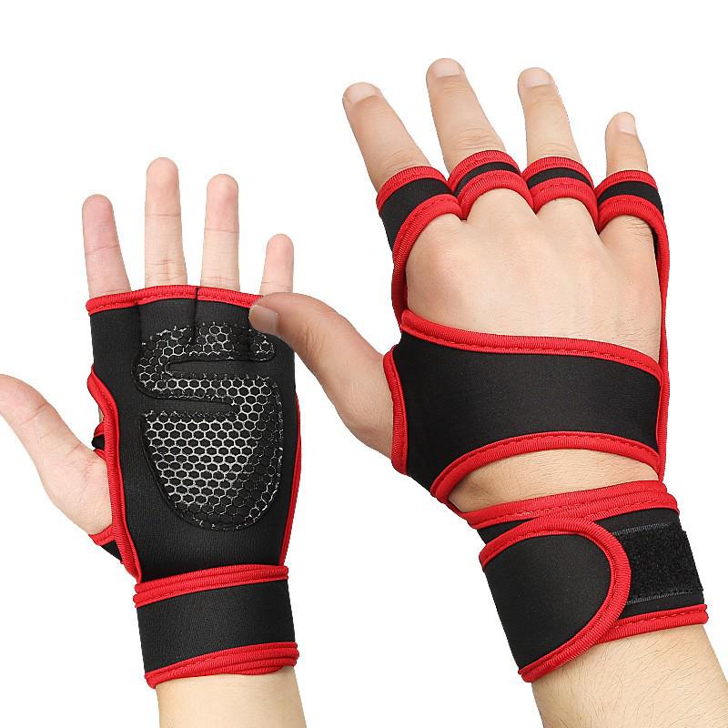 Guanti da Fitness Mezza Dita Antiscivolo Ammortizzanti da Donna - Resistenti all'Usura e Traspiranti per Yoga, Ciclismo e Allenamento.