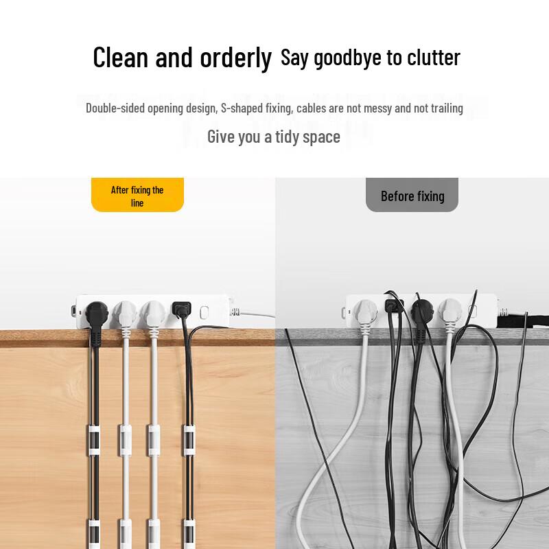 UGREEN Self-Adhesive Cable Organizer Clips